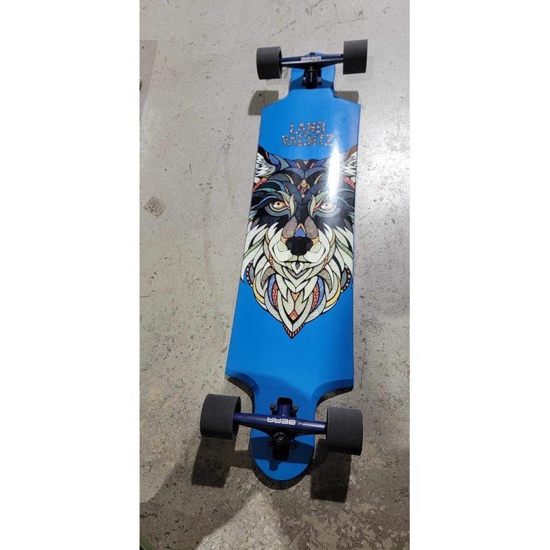 Landyachtz Nine Two Five Wolf Longboard Complete - Blue [Limited Edition]