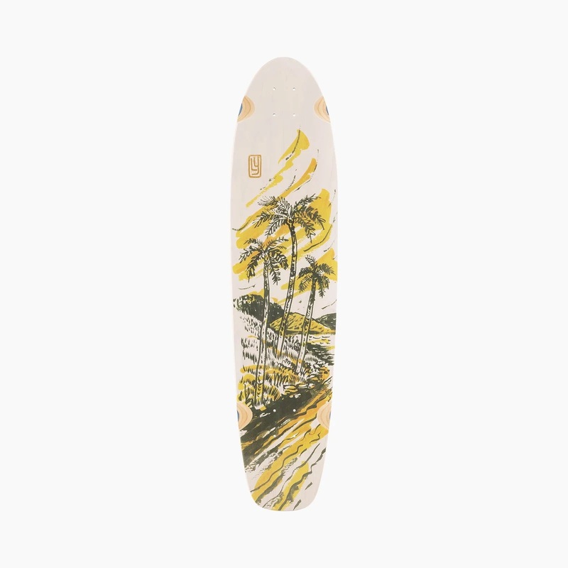 Landyachtz Ripper Postcard Longboard Deck