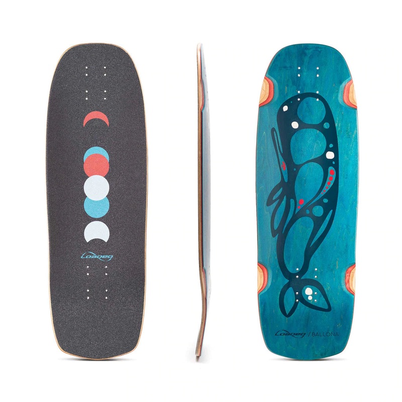 Loaded Ballona Moby Longboard Deck - Blue