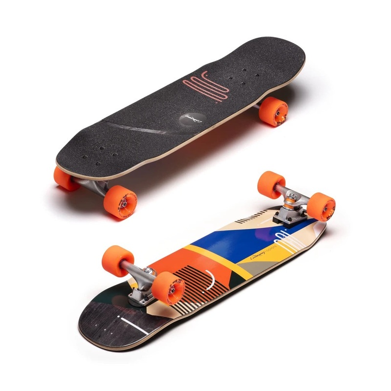 Loaded Coyote Hola Lou Longboard Complete - 80a Fat Free Orange Wheels