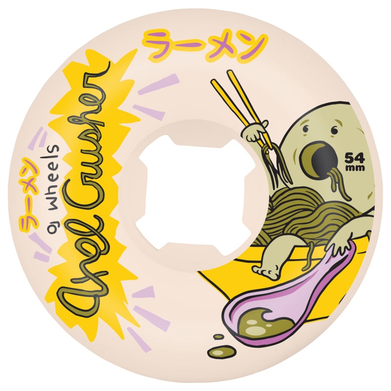 OJ Wheels Axel Crusher Ramen Elite Mini Combo 54mm 101a - White (Set of 4)