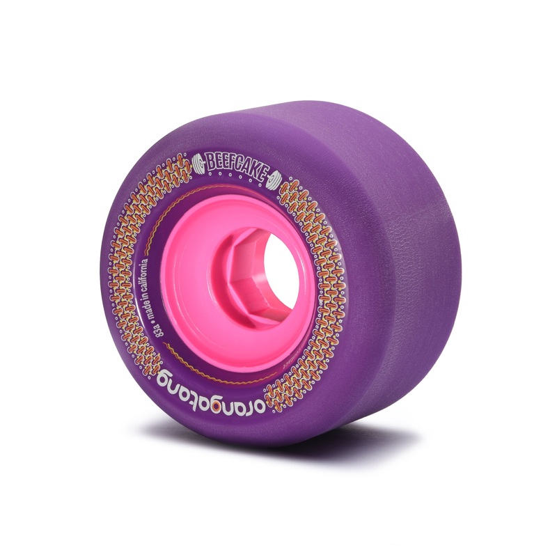 Orangatang Beefcake 73mm 83a Longboard Wheels  - Purple (Set of 4)