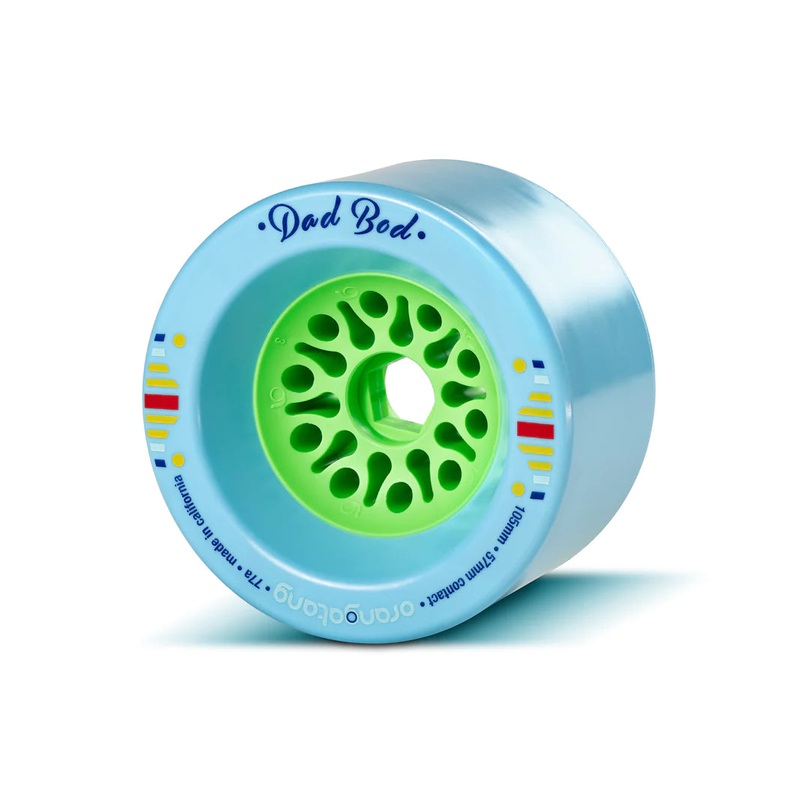 Orangatang Dad Bods 105mm 77a Longboard Wheels  - Blue