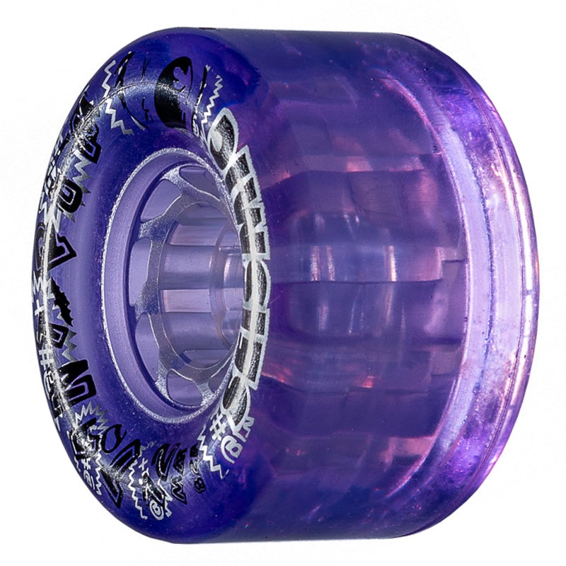 Seismic Tantrum Wheels 72x45mm 80a - Crystal Clear Purple (Set of 4)