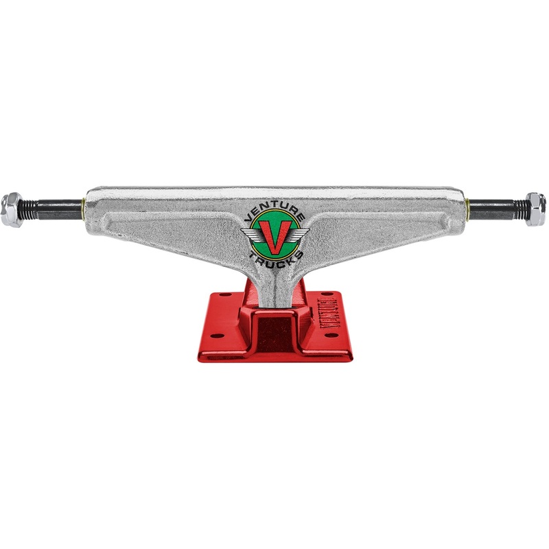 Venture Truck V-Hollow OG Wings Hi 5.25 - Polished/Red (Set of 2)