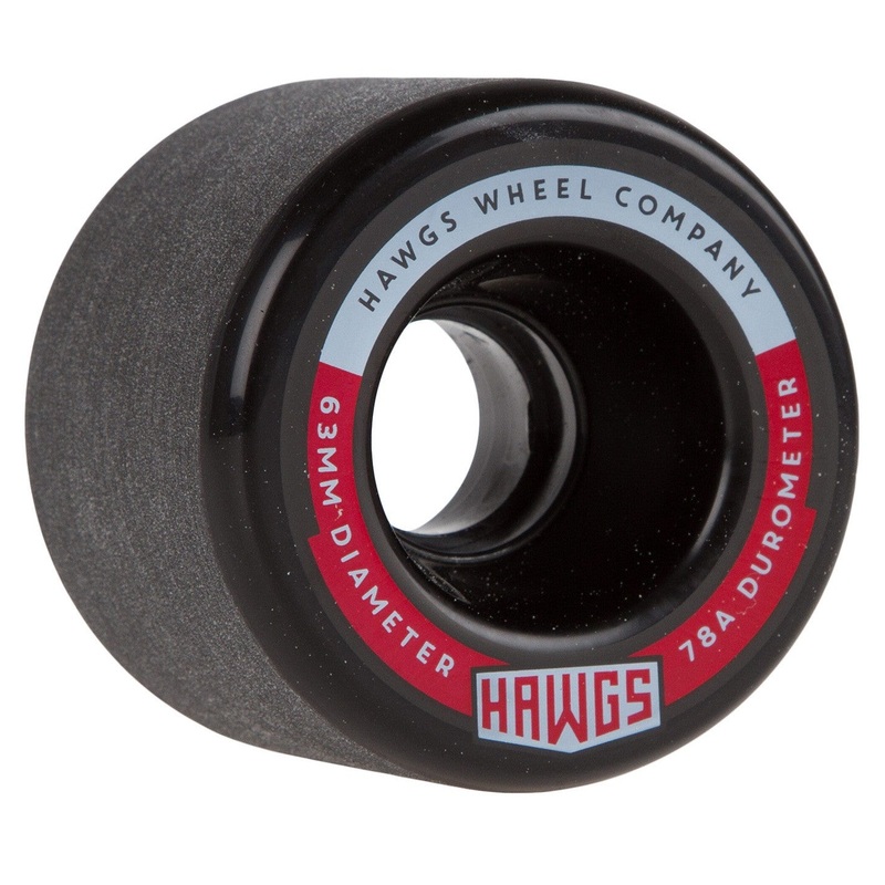 Hawgs Fatty Wheels 63mm 78a - Black (Set of 4)