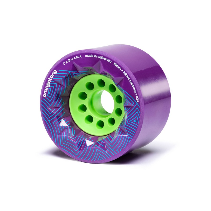 Orangatang Caguama 85mm 83a Longboard Wheels - Purple (Set of 4)