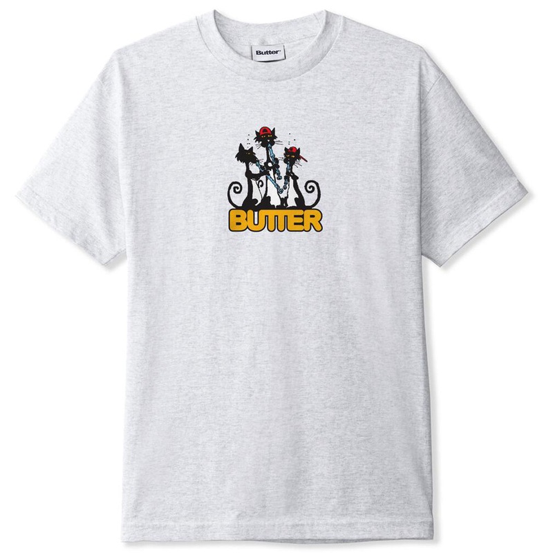 Butter Goods - Cats Tee Ash