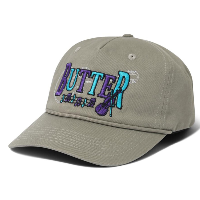 Butter Goods - Arrangement Pinch Front Cap Grey