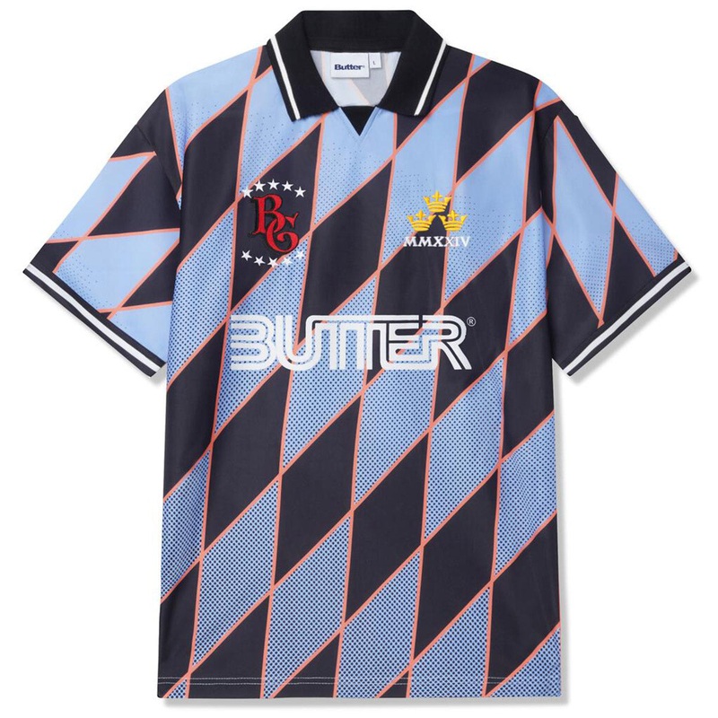 Butter Goods - Football Jersey Blue/Black