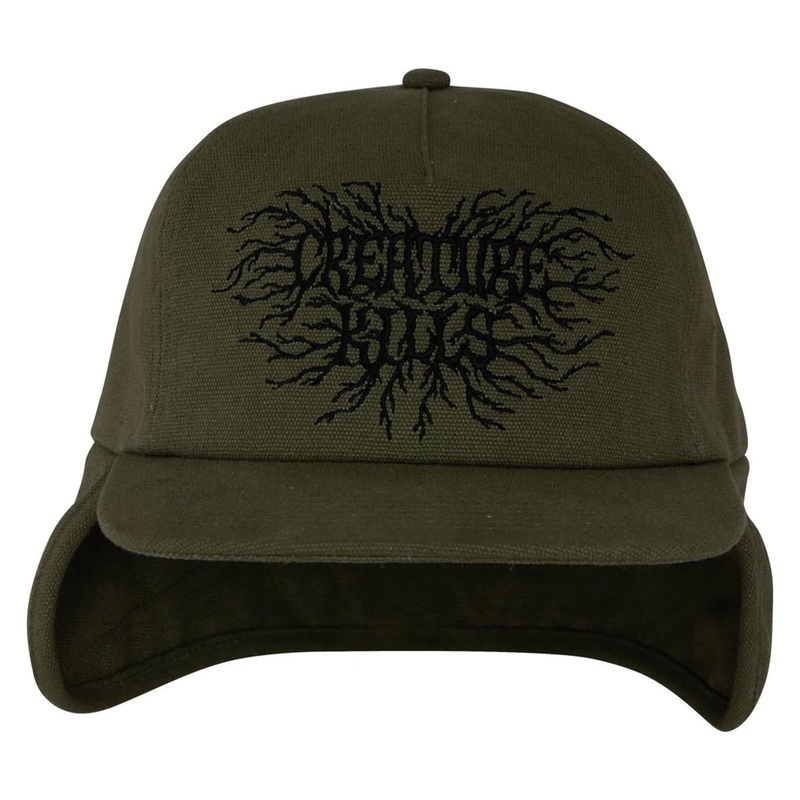 Creature - Scribe Ear Flap Strapback Army Green