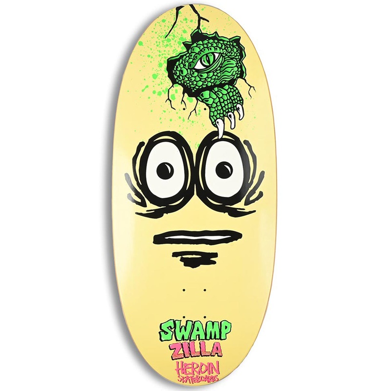 Heroin - Swamp-Zilla 13.0 Skateboard Deck