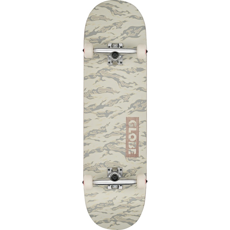 Globe - Goodstock Vintage White Camo 8.75 Complete Skateboard