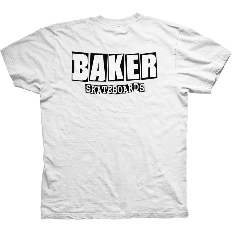 Baker - Brand Logo Dubs Mens Tee White