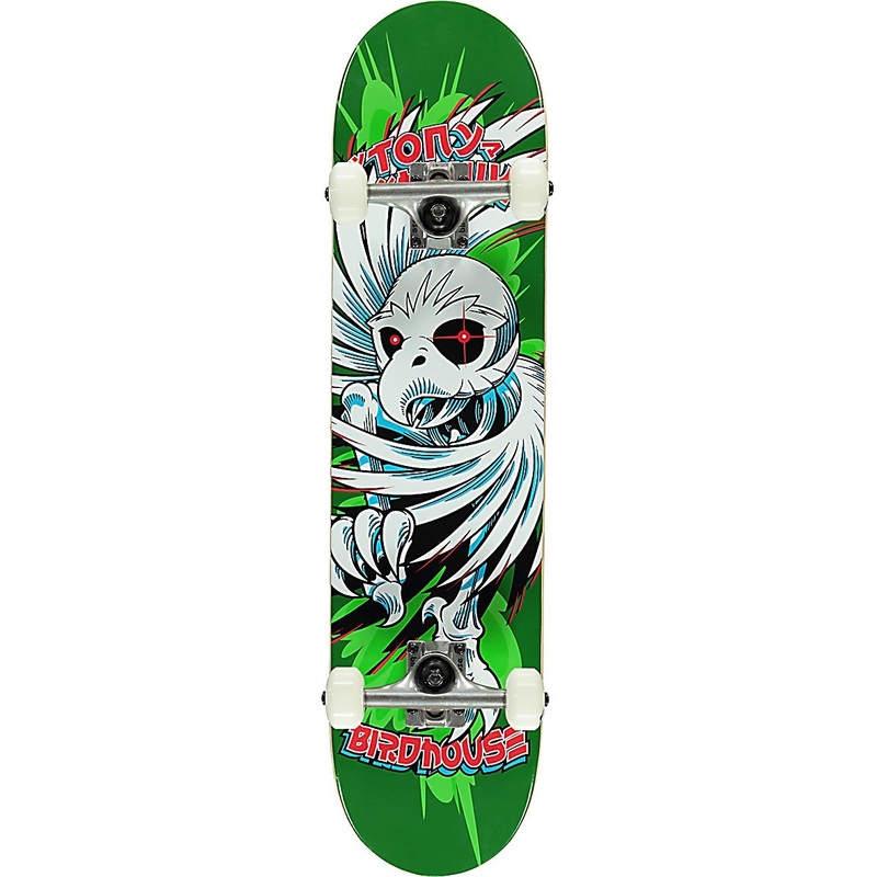 Birdhouse - Hawk Spiral Soft Wheels 7.5" Complete Skateboard