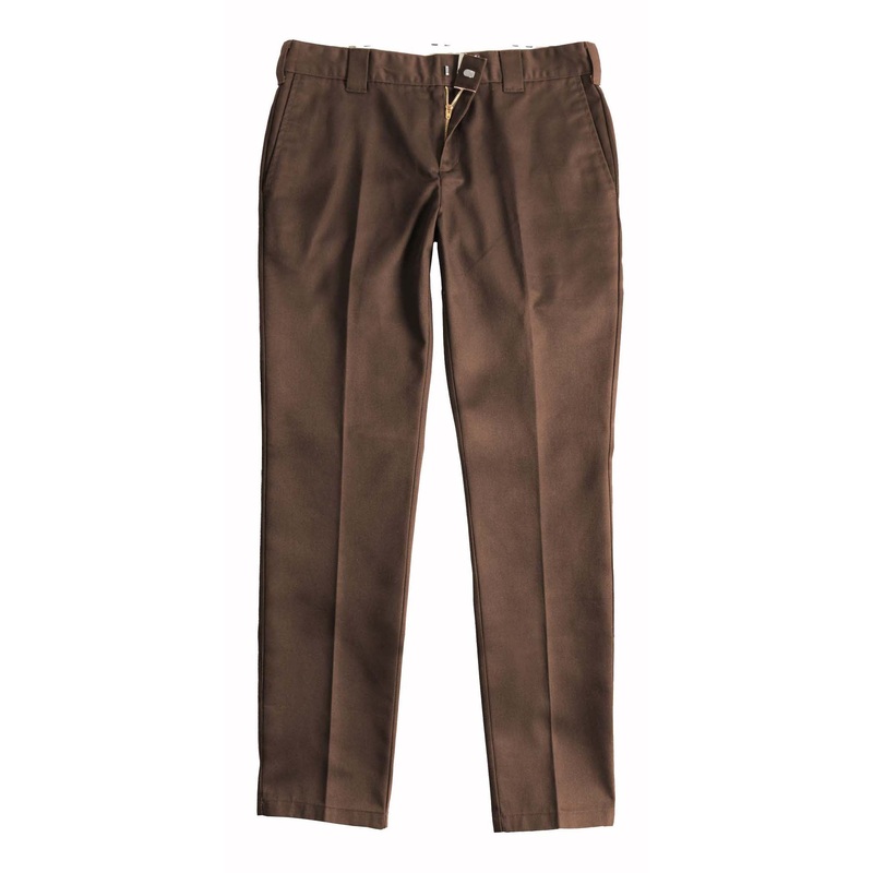 Dickies - 872 Slim Tapered Fit Pants Chocolate Brown