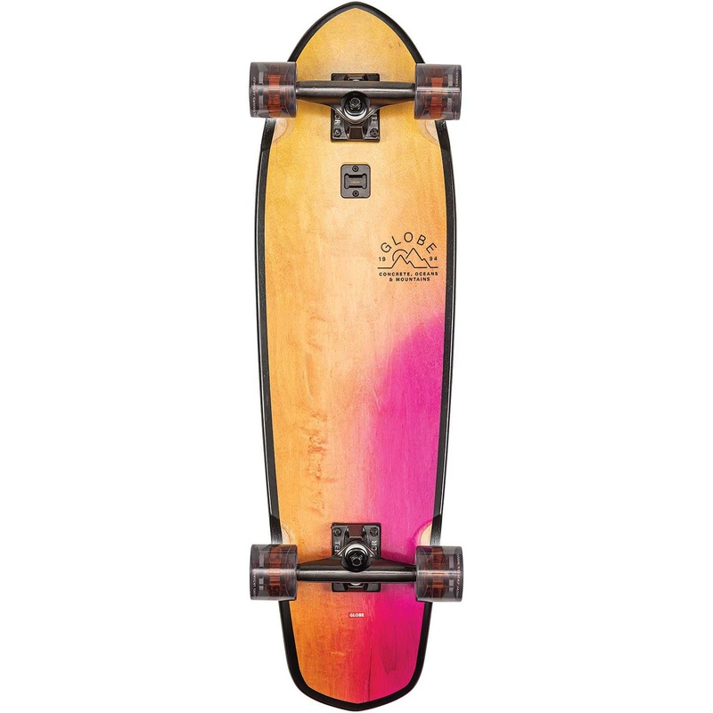 Globe - Big Blazer Washed Yellow Cruiser 9.125 Complete Skateboard