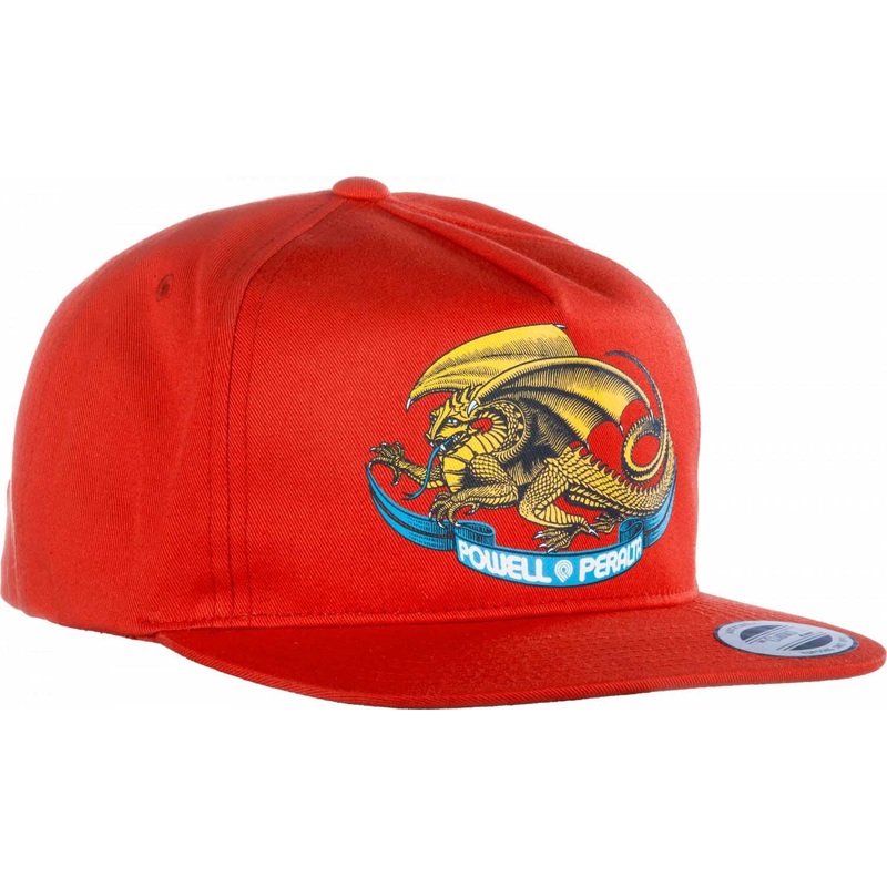 Powell Peralta - Oval Dragon Snapback Red