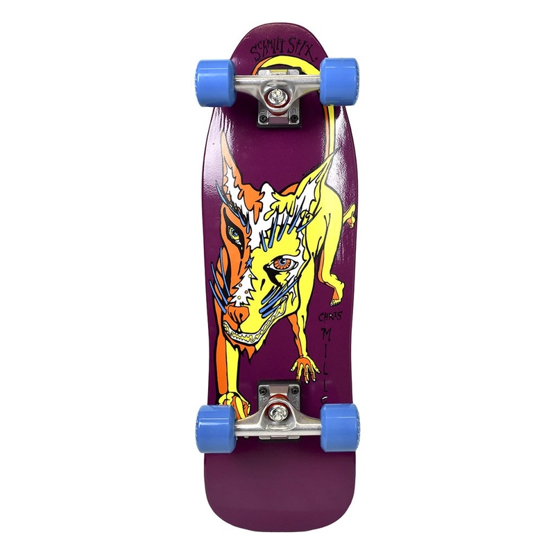 Schmitt Stix - Miller Mini Cruiser Purple 8.4" Complete Skateboard