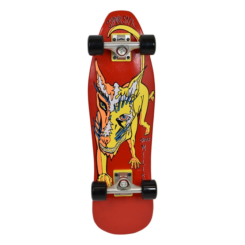 Schmitt Stix - Miller Mini Cruiser Red 8.4" Complete Skateboard