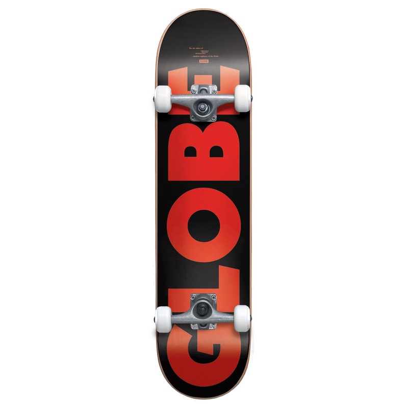 Globe - G0 Fubar Black/Red 7.75 Complete Skateboard