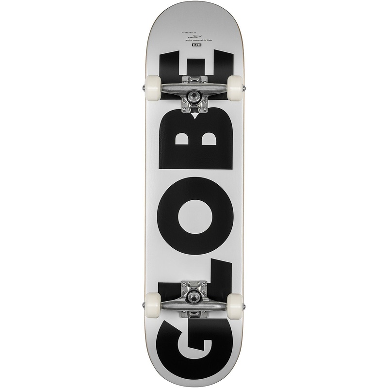 Globe - G0 Fubar White/Black 8.0 Complete Skateboard