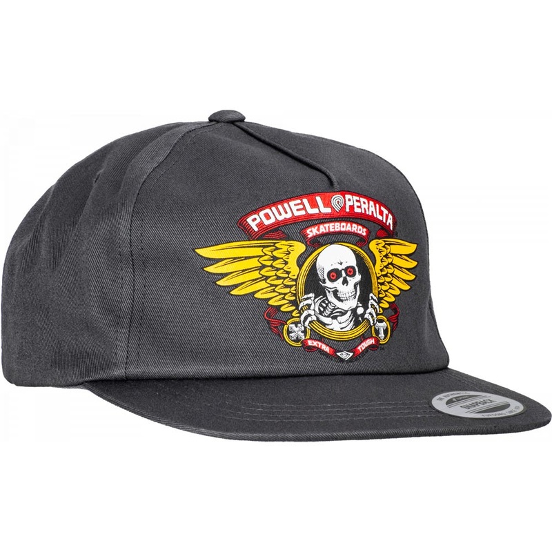 Powell Peralta - Winged Ripper Snapback Charcoal