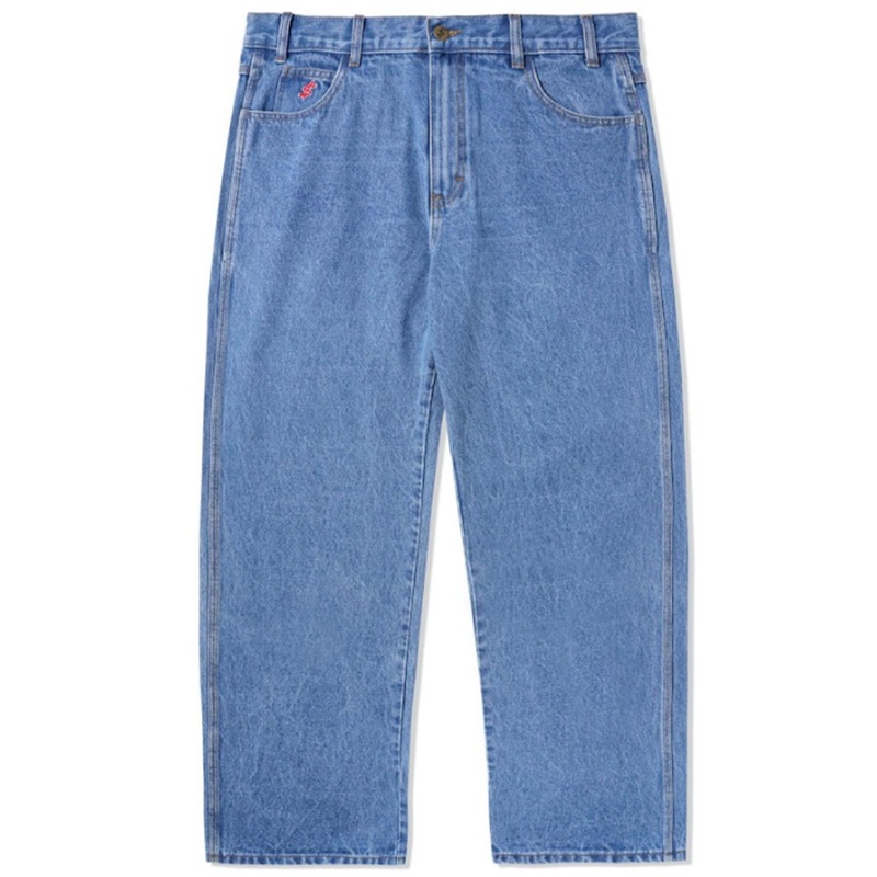 Cash Only - Baggy Denim Mens Pants Washed Indigo