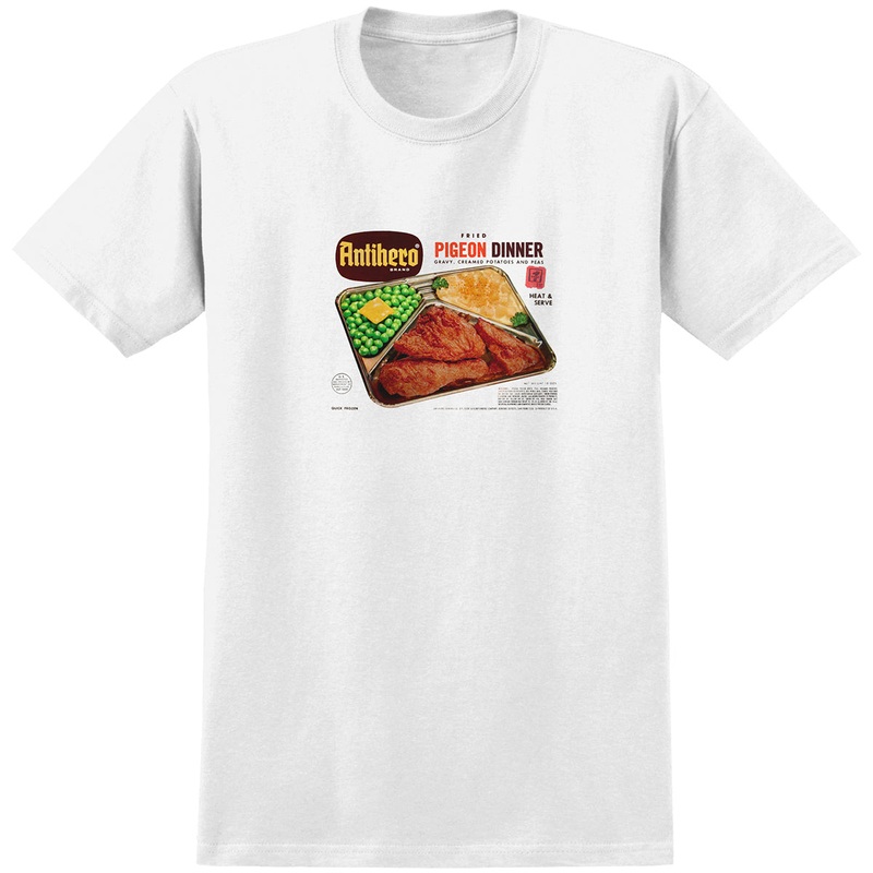 Anti Hero - Pigeon Dinner Tee White
