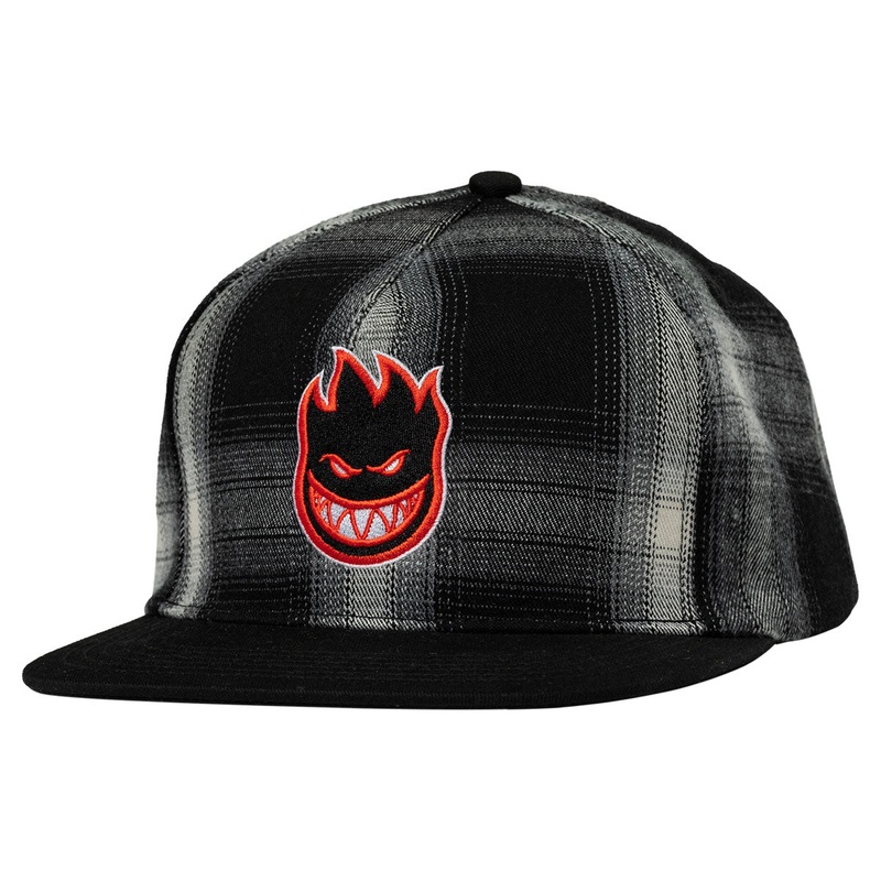 Spitfire - Bighead Fill Snapback Black/White Plaid