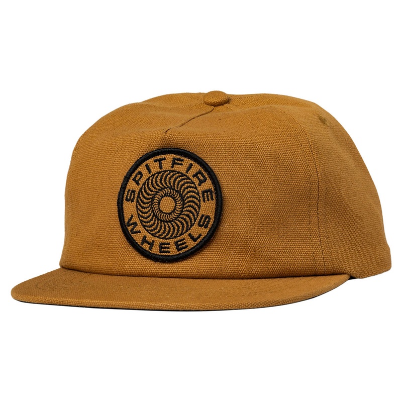 Spitfire - Classic 87 Swirl Patch Snapback Dark Tan