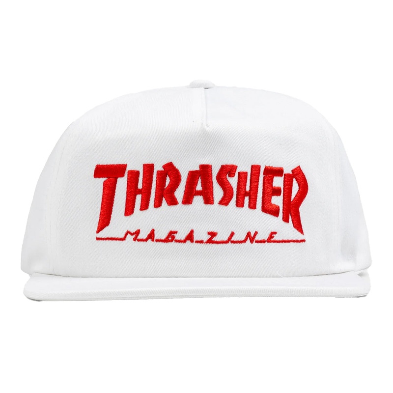Thrasher - Skate Mag Snapback White/Red