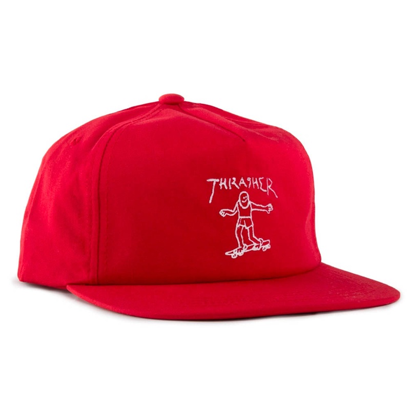 Thrasher - Gonz Logo Snapback Red