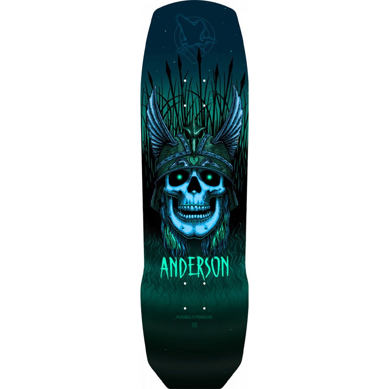 Powell Peralta - Andy Anderson Heron Skull 290 9.13 Skateboard Deck
