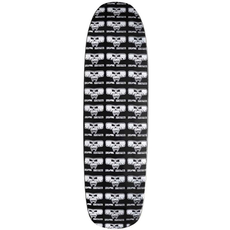Pocket Pistols - Screaming Squeegees Skull 8.75 Skateboard Deck