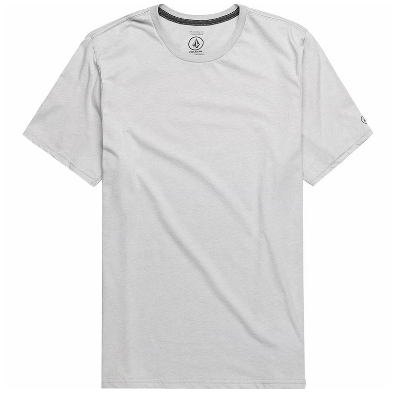 Volcom - Solid Tee Grey Marle