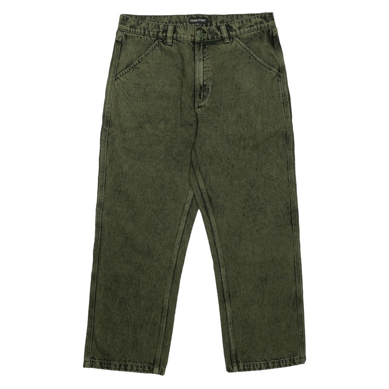 Pass~Port - Workers Club Jeans Overdye Moss
