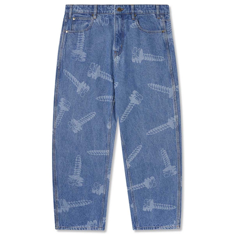 Butter Goods - Screw Denim Jeans Washed Indigo
