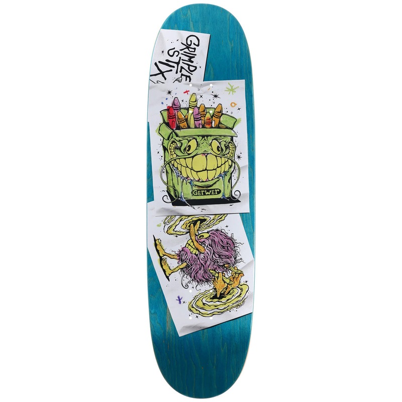 Anti Hero - Frank Gerwer Grimplestix Coloring Book 8.75 Skateboard Deck
