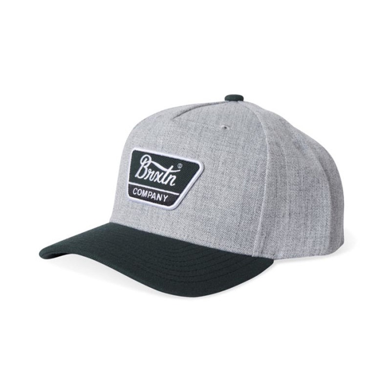 Brixton - Linwood C Netplus MP Snapback Black/Heather Grey