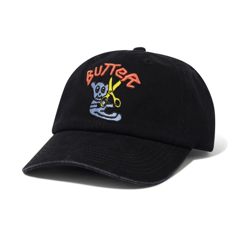 Butter Goods - Bear 6 Panel Cap Black