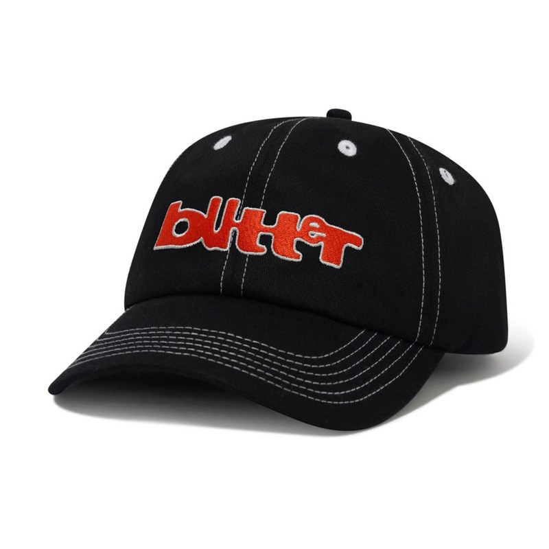 Butter Goods - Warped 6 Panel Cap Black