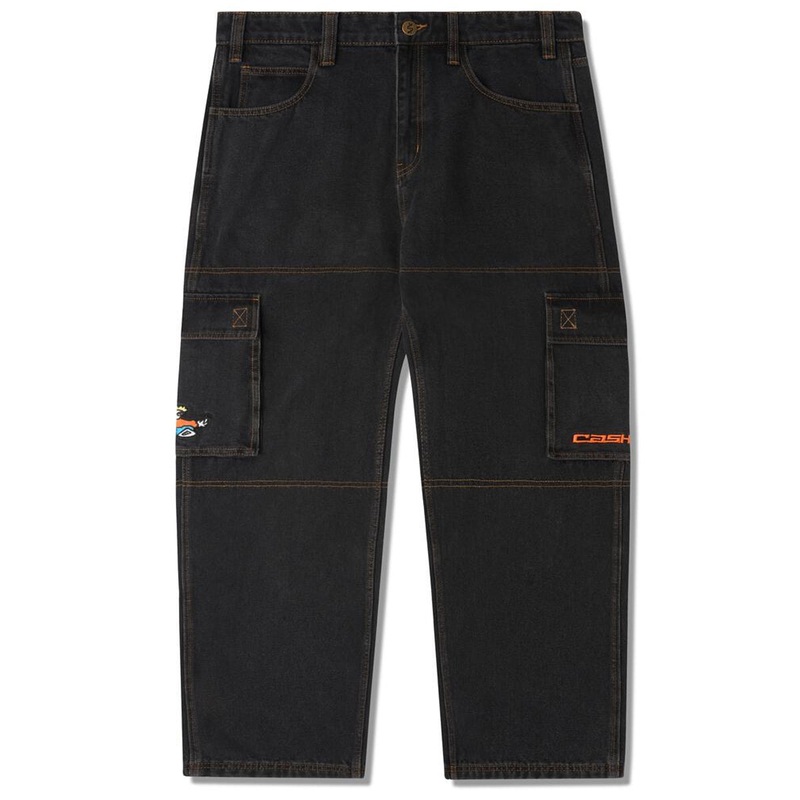 Cash Only - Aleka Cargo Jeans Faded Black
