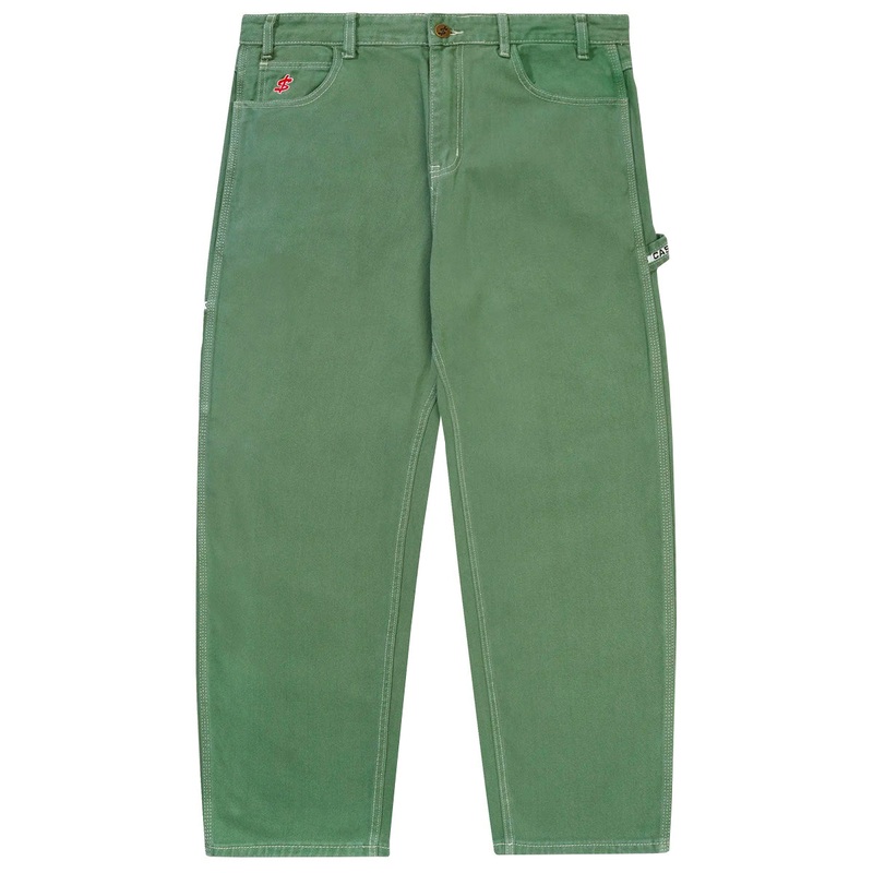 Cash Only - Carpenter Baggy Denim Jeans Army