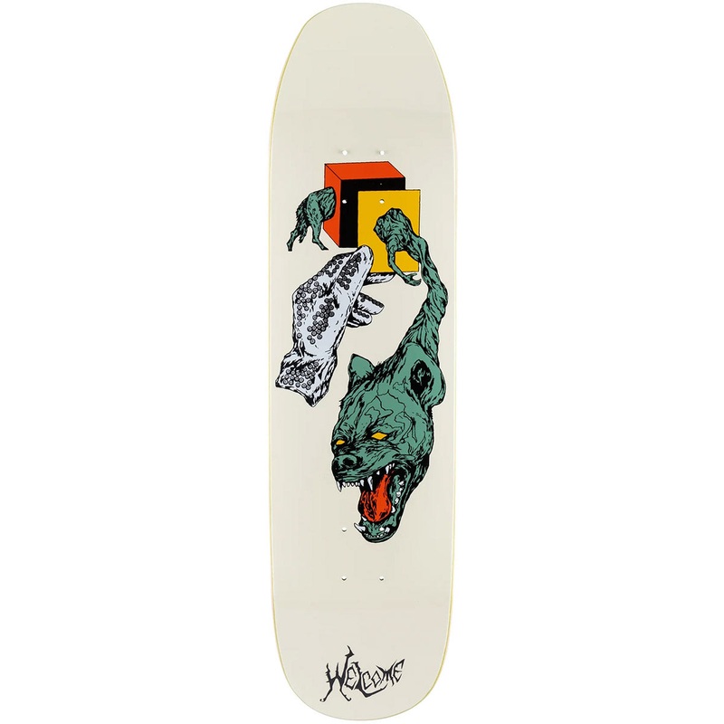 Welcome - Face Of A Lover on Son Of Moontrimmer 8.25 Skateboard Deck