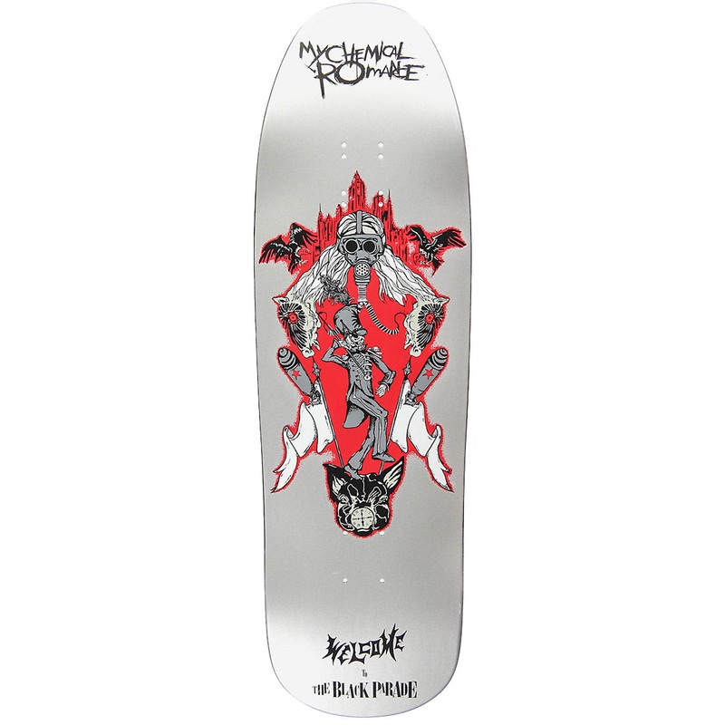 Welcome - My Chemical Romance The Black Parade on Gaia 9.6 Skateboard Deck