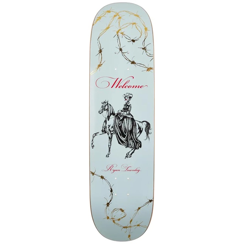 Welcome - Ryan Townley Cowgirl on Enenra 8.5 Skateboard Deck