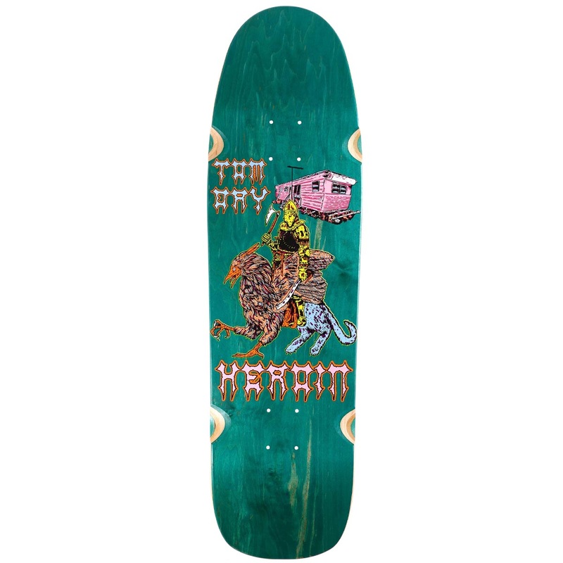 Heroin - Tom Day Die Tonight 8.88 Skateboard Deck