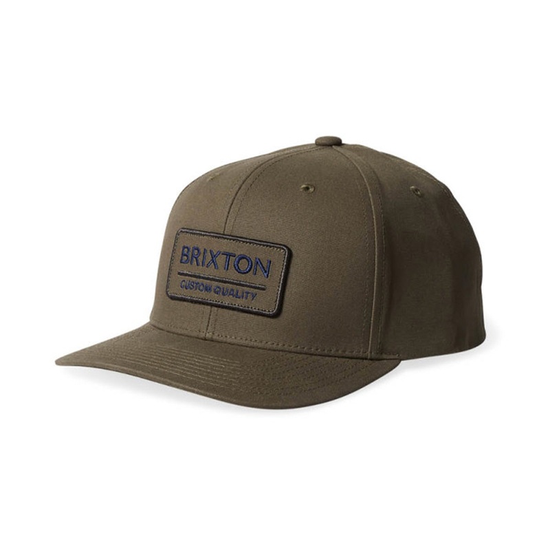 Brixton - Palmer Proper X MP Snapback Olive Surplus/Navy/Washed Black