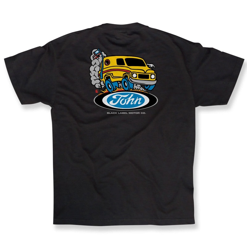 Black Label - John Lucero Man Van Tee Black